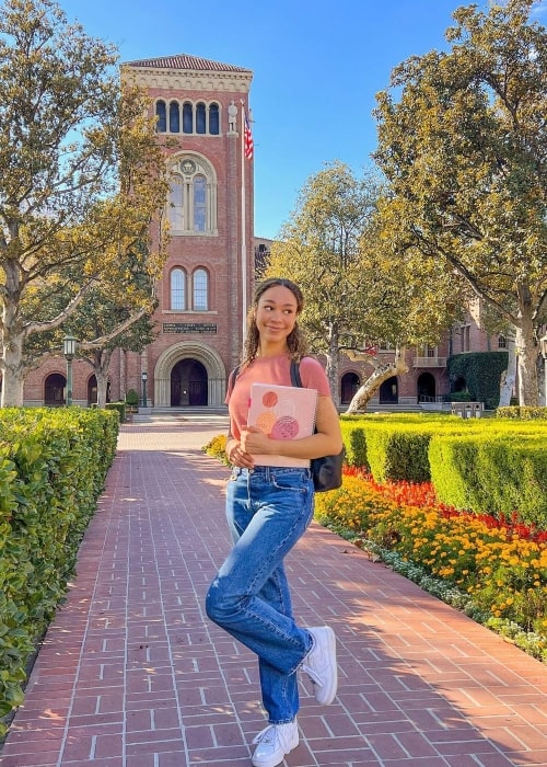 Makayla Lysiak at the University of Southern California in September 2022
