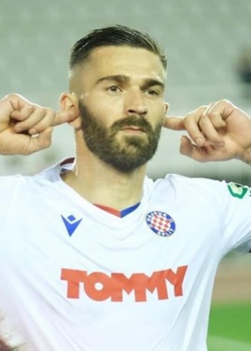 Marko Livaja as seen in an Instagram Post in September 2021