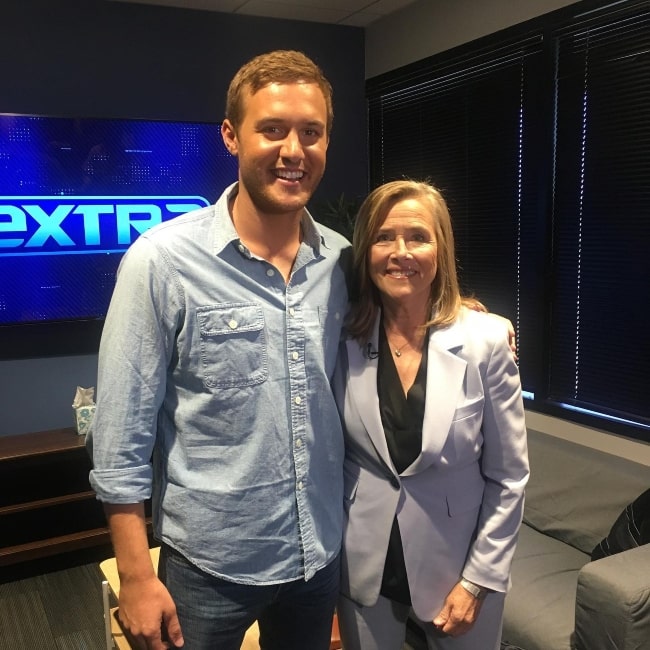 Meredith Vieira as seen in a picture that was taken with The Bachelor contestant Peter Weber in September 2019