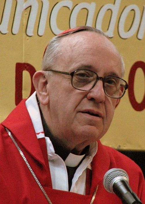 Pope Francis seen as a cardinal in 2008