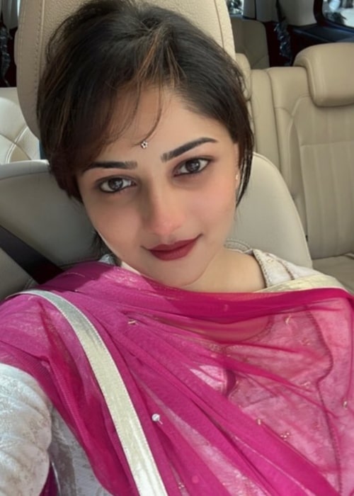 Rachita Ram as seen in a selfie that was taken in August 2022