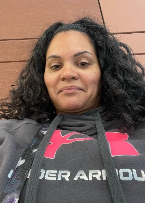 Sandra Diaz-Twine as seen in a selfie that was taken in October 2022