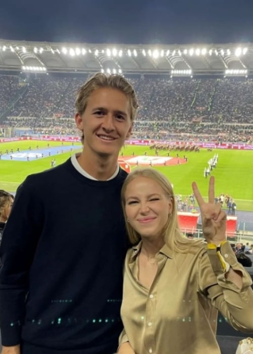 Sebastian Korda and Ivana Nedved, as seen in May 2022