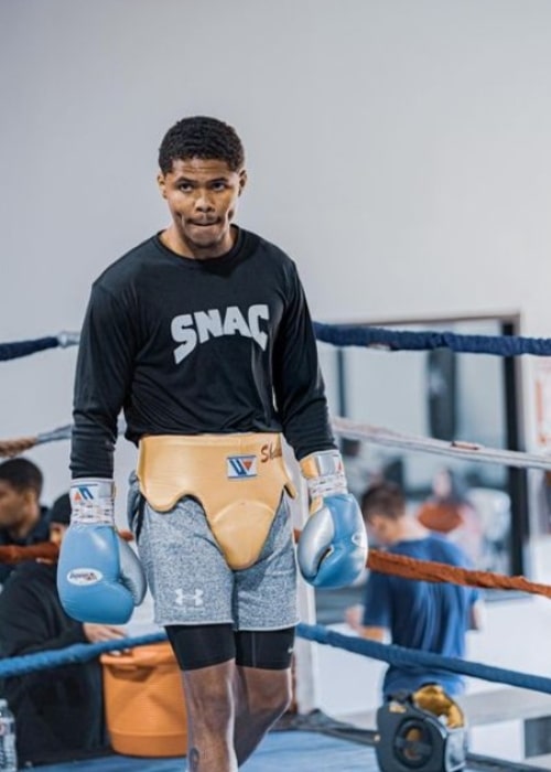 Shakur Stevenson as seen in an Instagram Post in January 2022