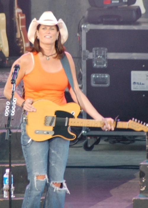 Terri Clark as seen while performing at the Western Idaho Fair in Boise, Idaho in 2006