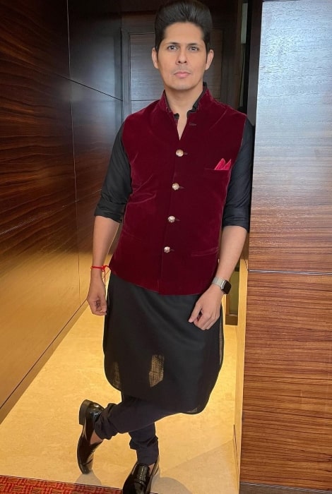 Vishal Malhotra as seen while posing for a picture at JW Marriott Hotel Pune in August 2022