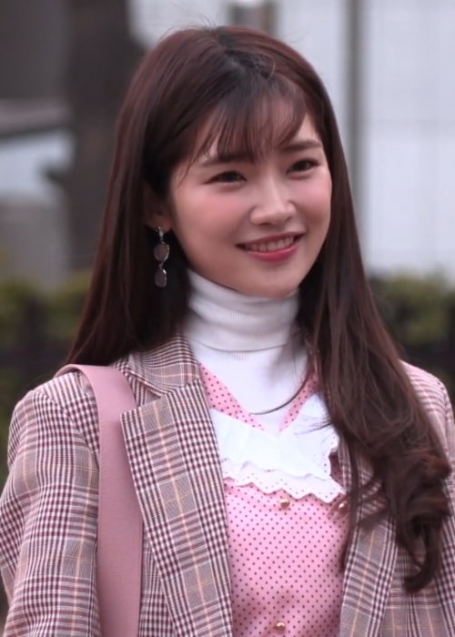 Yukika Teramoto, arriving to perform at KBS's Music Bank on March 22, 2019