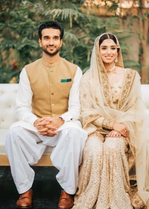 Zainab Abbas and Hamza Kardar, as seen in November 2019