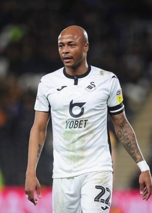 André Ayew as seen in an Instagram Post in February 2020
