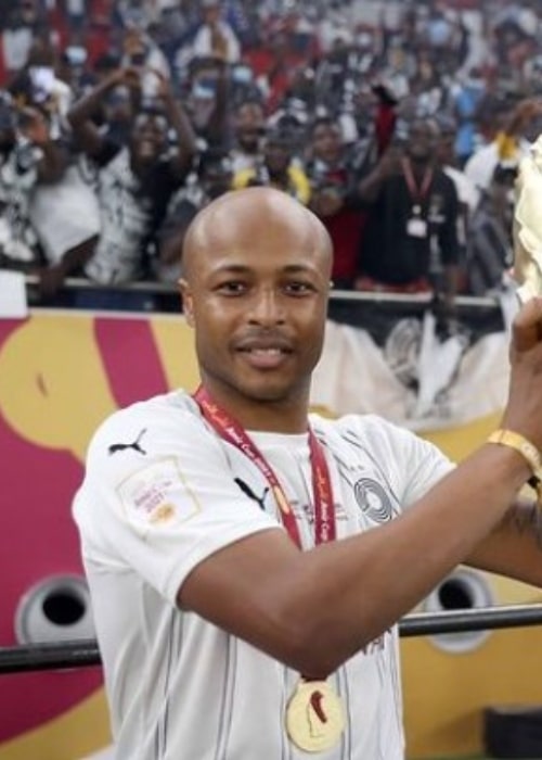 André Ayew as seen in an Instagram Post in October 2021