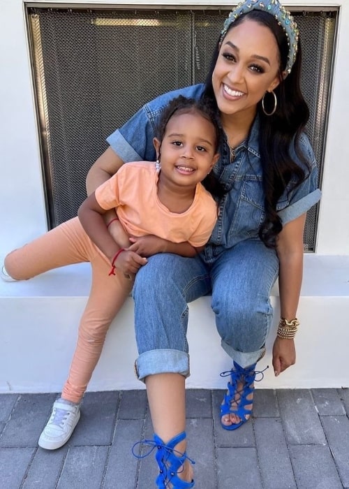 Cairo Tiahna Hardrict and her mother Tia Hardict as seen in a picture that was taken in May 2022