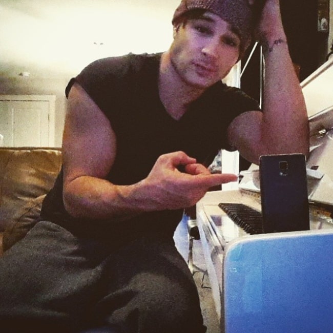 Cody Longo as seen in a selfie that was taken in February 2015