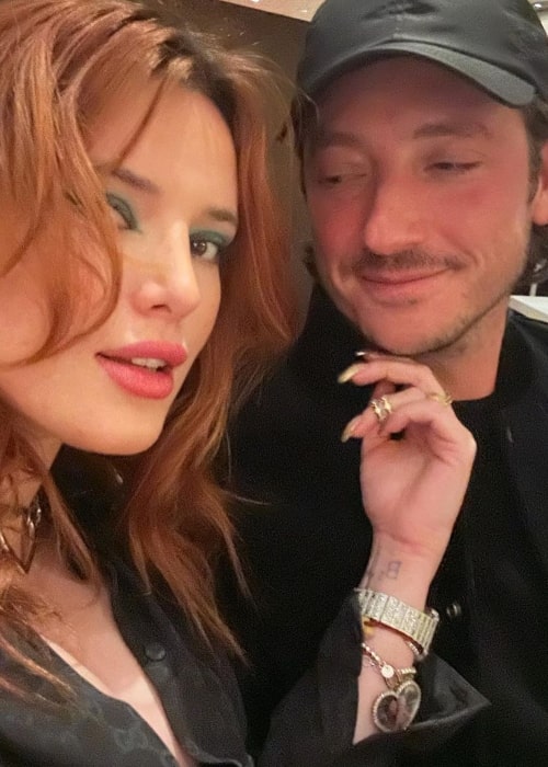 Mark Emms as seen in a selfie with his beau Bella Thorne in February 2023