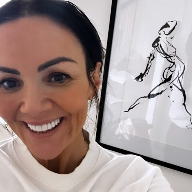 Martine McCutcheon in a selfie that was taken in February 2023