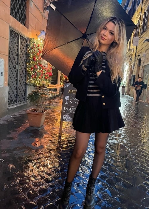 Nikki Hahn as seen in a picture that was taken in November 2022, in Rome, Italy