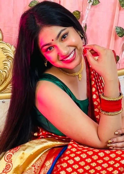 Priya Karmakar as seen in a picture that was taken in December 2022, in Kolkata