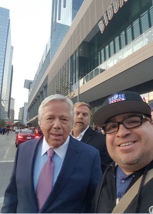 Robert Kraft as seen at the Super Bowl LI in Texas in 2017