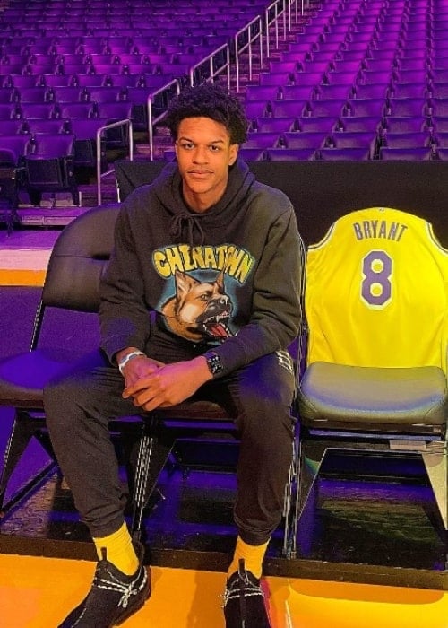 Shareef O'Neal as seen in an Instagram Post in January 2020