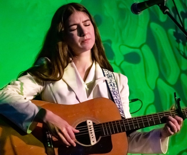 Weyes Blood as seen while performing live at the Masonic Lodge at Hollywood Forever in Los Angeles, California in 2019
