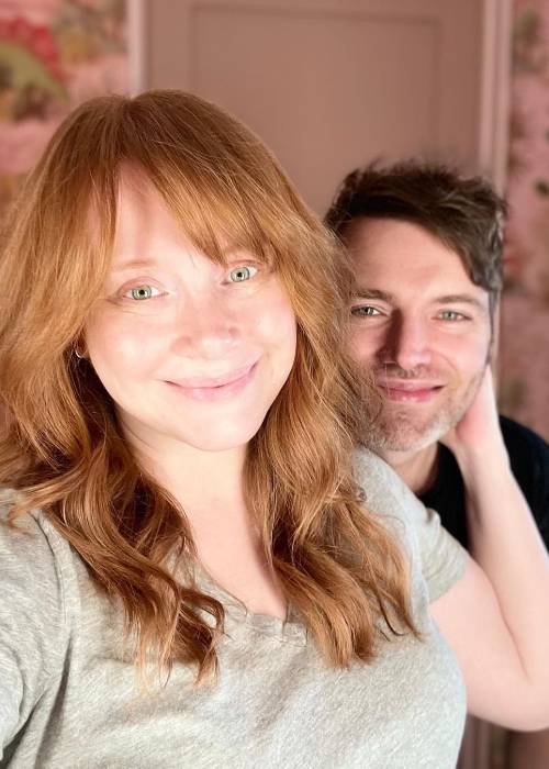 Bryce Dallas Howard and Seth Gabel as seen together in an Instagram selfie from 2023