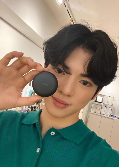 Cha Jun-hwan as seen in a selfie that was taken in July 2021