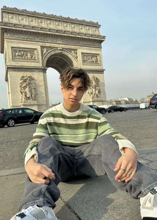 David Lee as seen in a picture that was taken in February 2023, at Arc de Triomphe