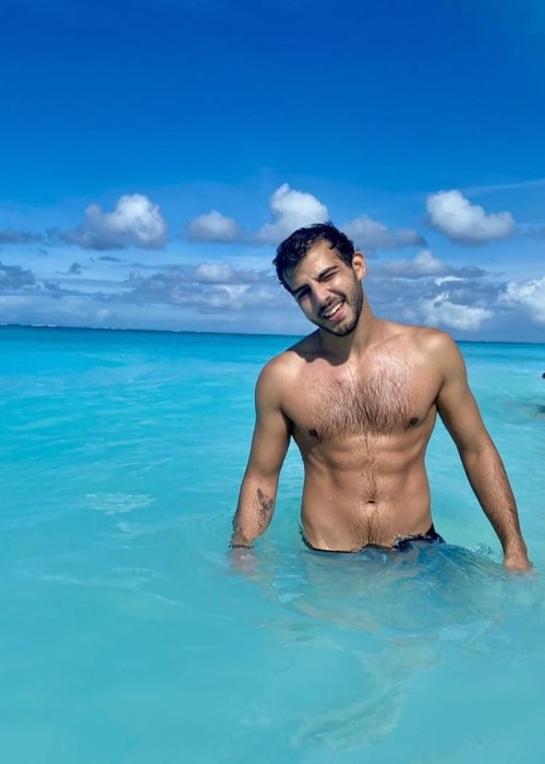 Jordan Saul as seen in a picture that was taken in December 2019, in Turks and Caicos Islands