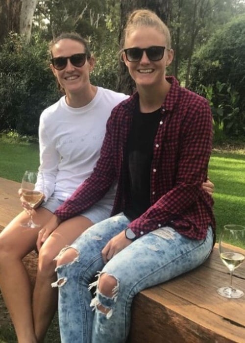 Megan Schutt and Jess Holyoake, as seen in September 2021