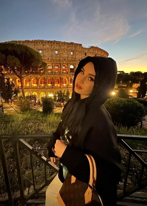 Notyourbaeboy as seen in a picture that was taken in November 2022, in Rome, Italy