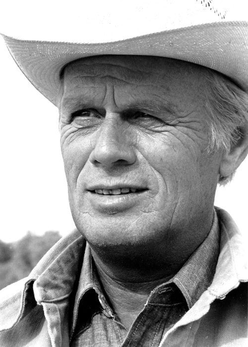 Richard Widmark as 'Max Brock' in a promotional photo in 1973