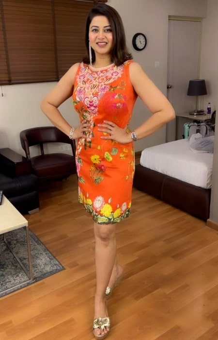 Sangeetha Krish in an Instagram post in July 2021