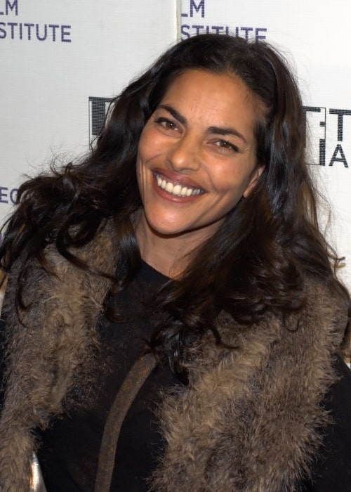 Sarita Choudhury as seen while smiling for the camera at the 2010 Tribeca Film Festival