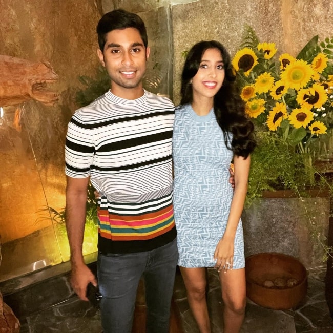 Shriya Bhupal as seen in a picture with her beau Anindith Reddy in August 2021