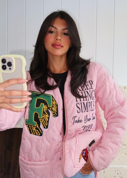 Silvana Mojica as seen in a selfie that was taken in December 2022