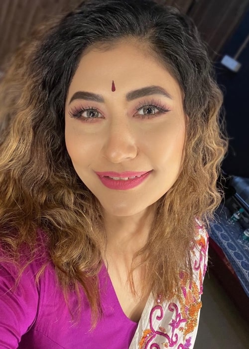 Sunita Gogoi as seen in a selfie that was taken in February 2023