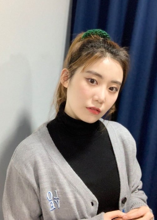 Ye Ah as seen while posing for a picture in December 2020