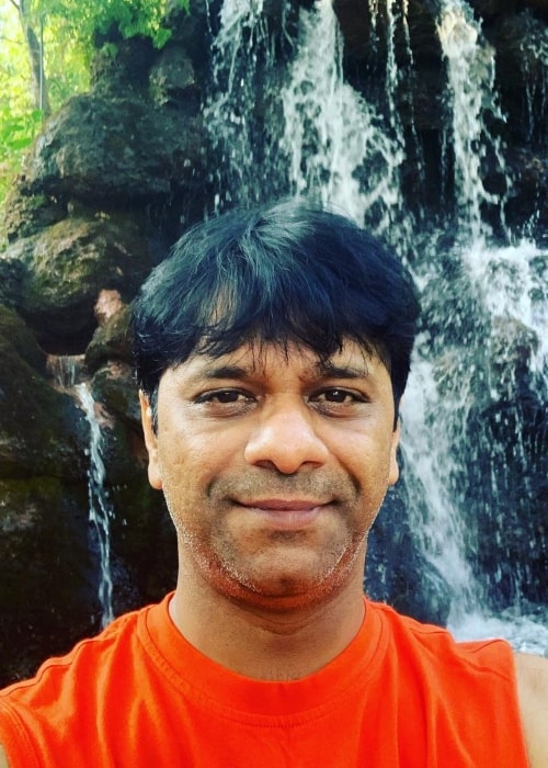 Arvind Vekaria as seen in a selfie that was taken in May 2022
