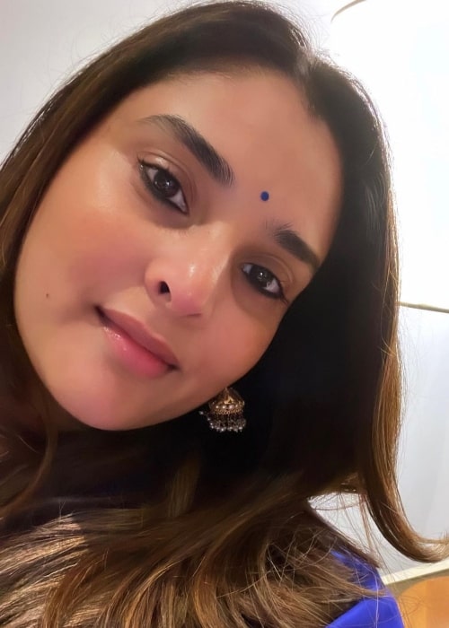 Divya Spandana as seen in a selfie that was taken in October 2022