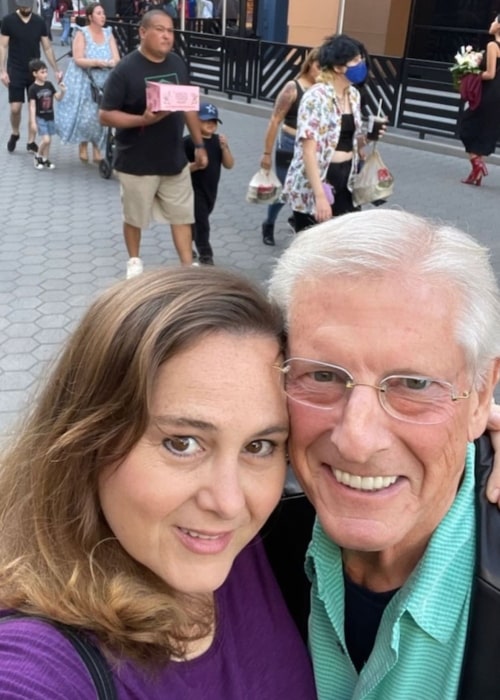 Gary Trainor as seen in a selfie with his daughter Meghan in May 2022