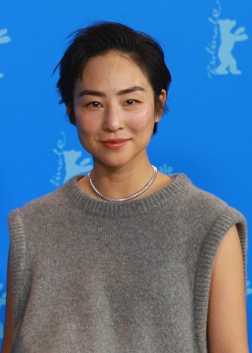 Greta Lee as seen at the 2023 Berlin International Film Festival