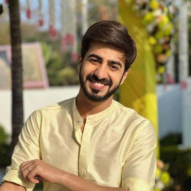 Jatin Arora as seen while smiling for a picture in February 2023
