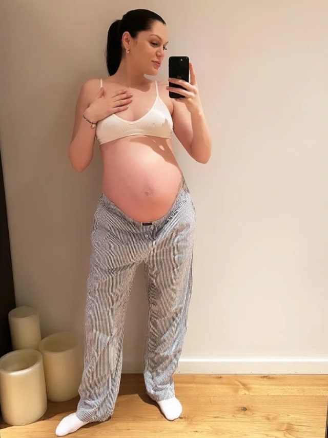 Jessie J's baby bump album before welcoming 1st child
