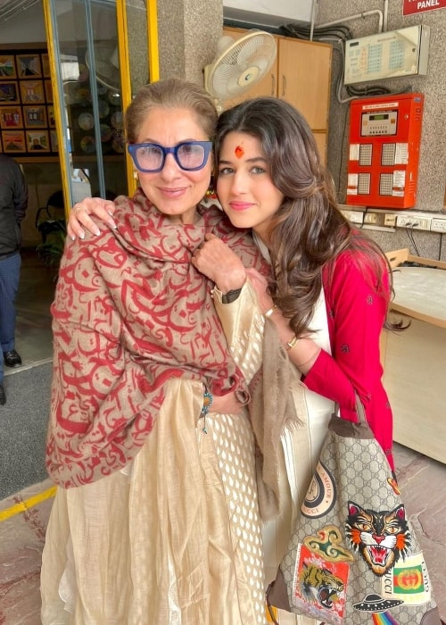 Naomika Saran as seen in a picture with her grandmother on the day of her graduation in January 2023