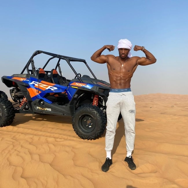 Nigel Jones as seen in a picture that was taken in February 2022, at the Arabian Desert