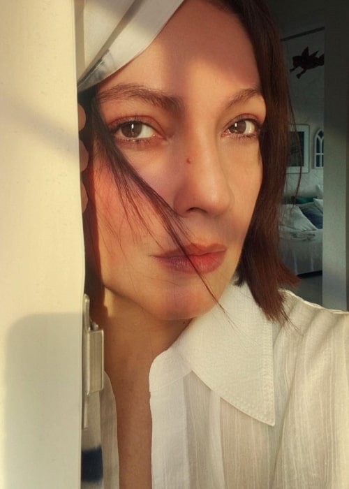 Pooja Bhatt as seen in a selfie that was taken in April 2023