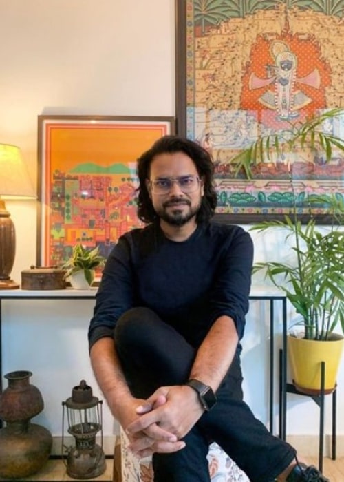 Rahul Mishra as seen in an Instagram Post in January 2021