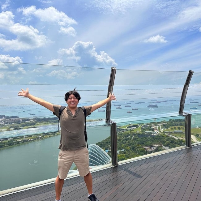 Shion Kaji as seen in a picture that was taken in April 2023, in Singapore