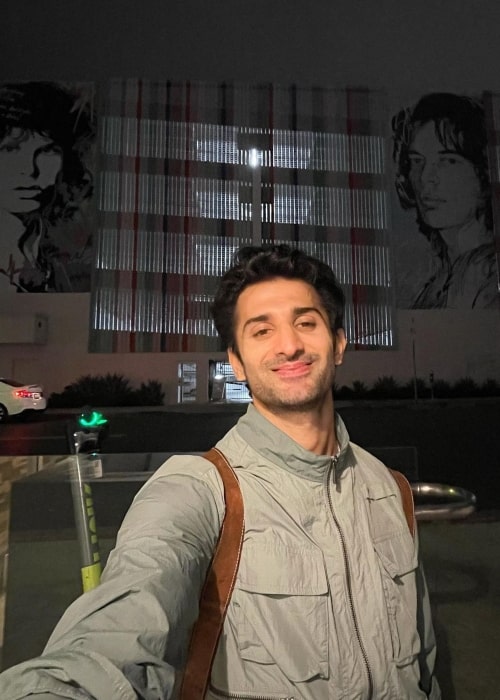 Sidhant Gupta as seen while taking a selfie in Los Angeles, California in May 2022