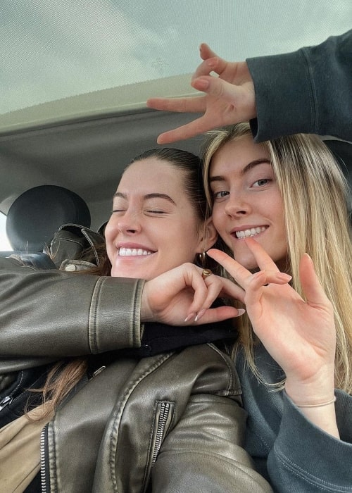 Sophie Stonehouse as seen in a selfie with Gracie Stonehouse in February 2023, in Queen's Lodge Kandy