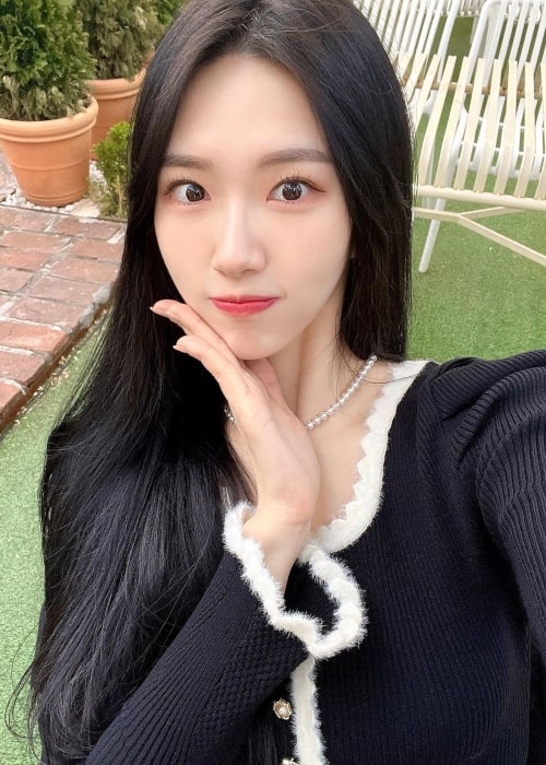 Subin as seen while taking a selfie in March 2023